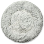Mr. Peanut's 28" OrthoPlush® Pet Bed - Snowflake White Two Tone
