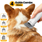 GP04 Dog Grooming Kit, 5 Grooming Tools, Pet Grooming Vacuum, Dog Clippers Kit, Low Noise