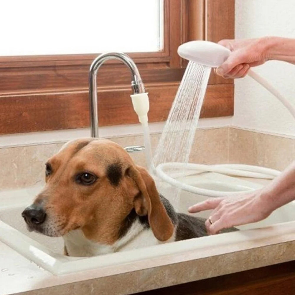 Crazyview Slip on Hose Portable Shower Head Shower Head Attachment for Dogs with Pet Shower Sprayer
