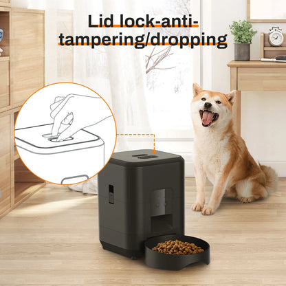 HEYBO Smart Pet Feeder - Automatic, App-Controlled, 2L for Cats & Small Dogs