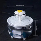 Pets Water Fountain Auto Filter USB Electric Mute Cat Drinker Bowl 1200Ml Recirculate Filtring Drinker for Cats Water Dispenser