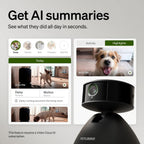 PETLIBRO Dog Camera with Phone App, 360° Auto Tracking Pet Camera Indoor with Phone App for Home Alone Pets, Cat & Puppy Camera with 2-Way Audio, Night Vision, Indoor Camera Wifi