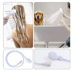 Crazyview Slip on Hose Portable Shower Head Shower Head Attachment for Dogs with Pet Shower Sprayer