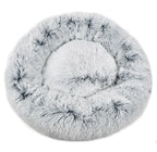 Mr. Peanut's 28" OrthoPlush® Pet Bed - Snowflake White Two Tone