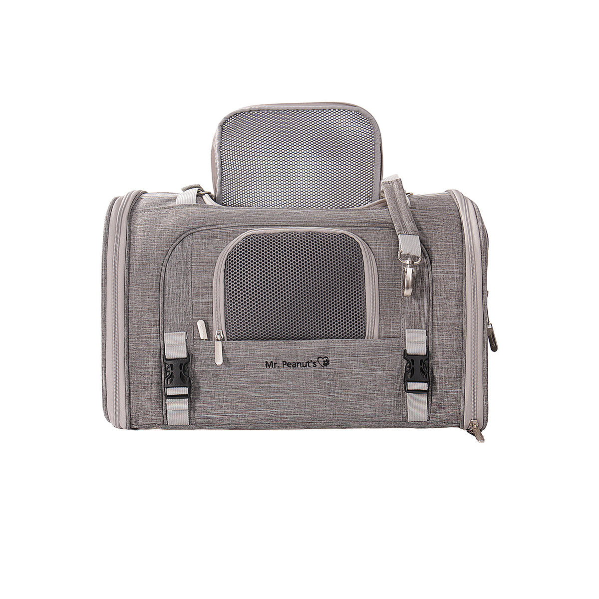 Mr. Peanut's Monterey Series Airline Compliant Horizontal Backpack Pet Carrier