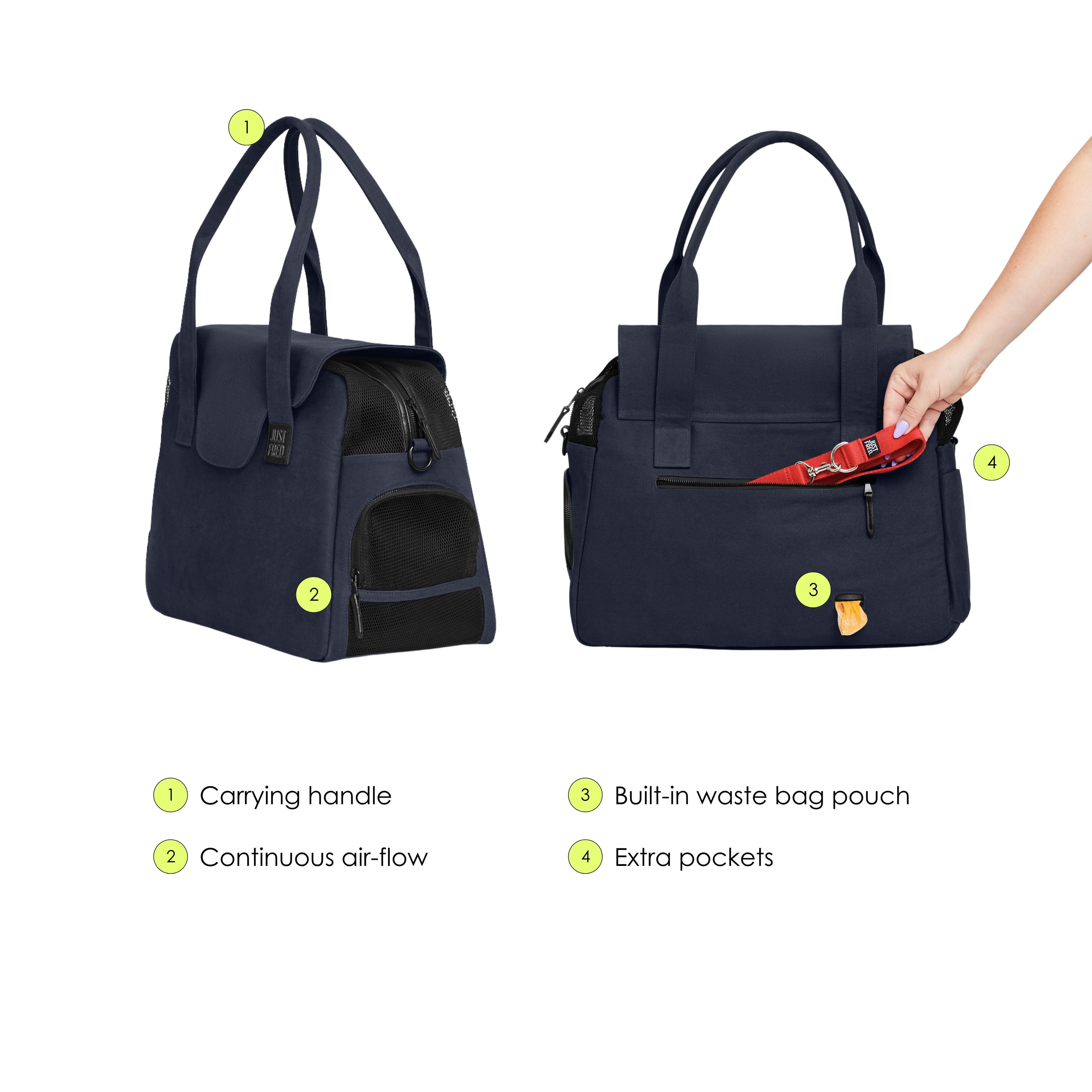 The Destination Tote in Navy