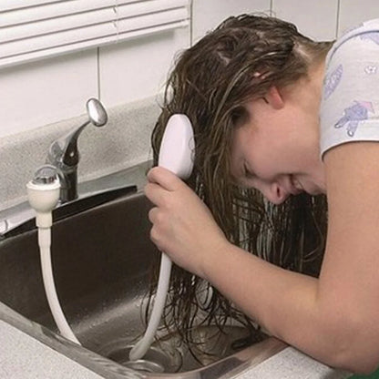 Crazyview Slip on Hose Portable Shower Head Shower Head Attachment for Dogs with Pet Shower Sprayer