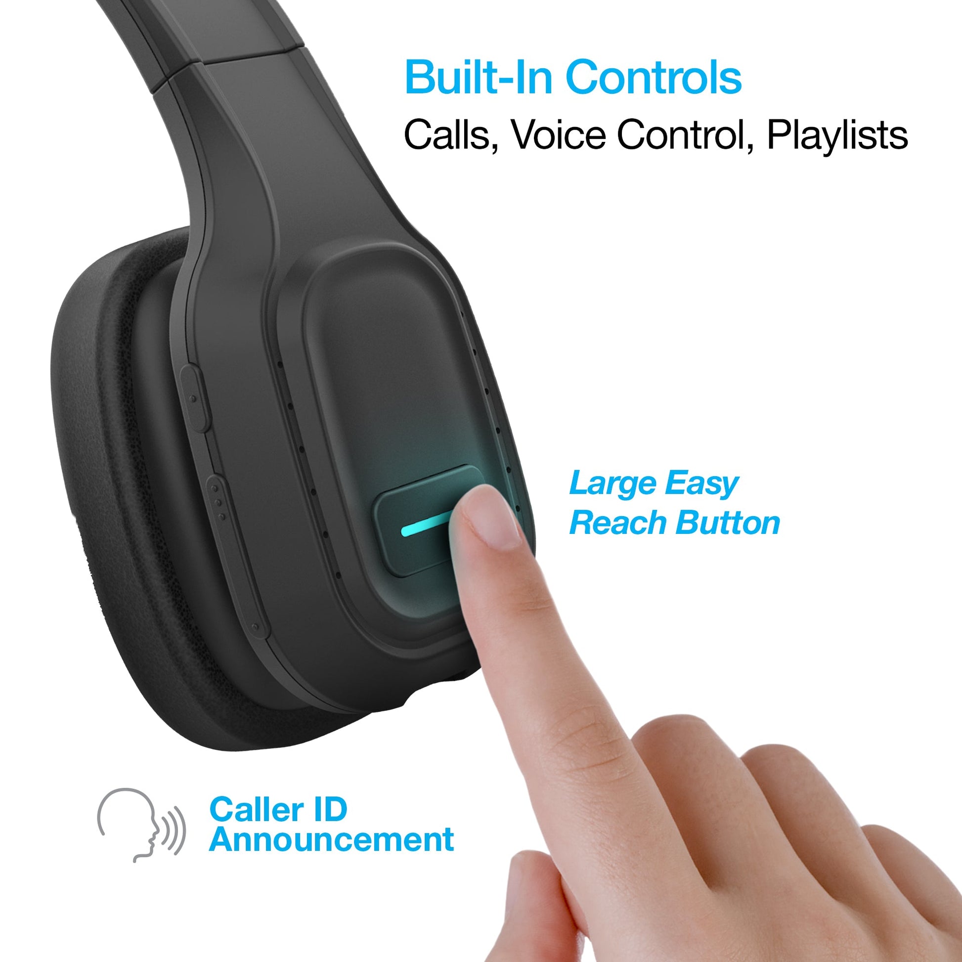 Naztech NXT-700 Noise-Cancelling Headset - 32hr Battery, Multipoint Calls